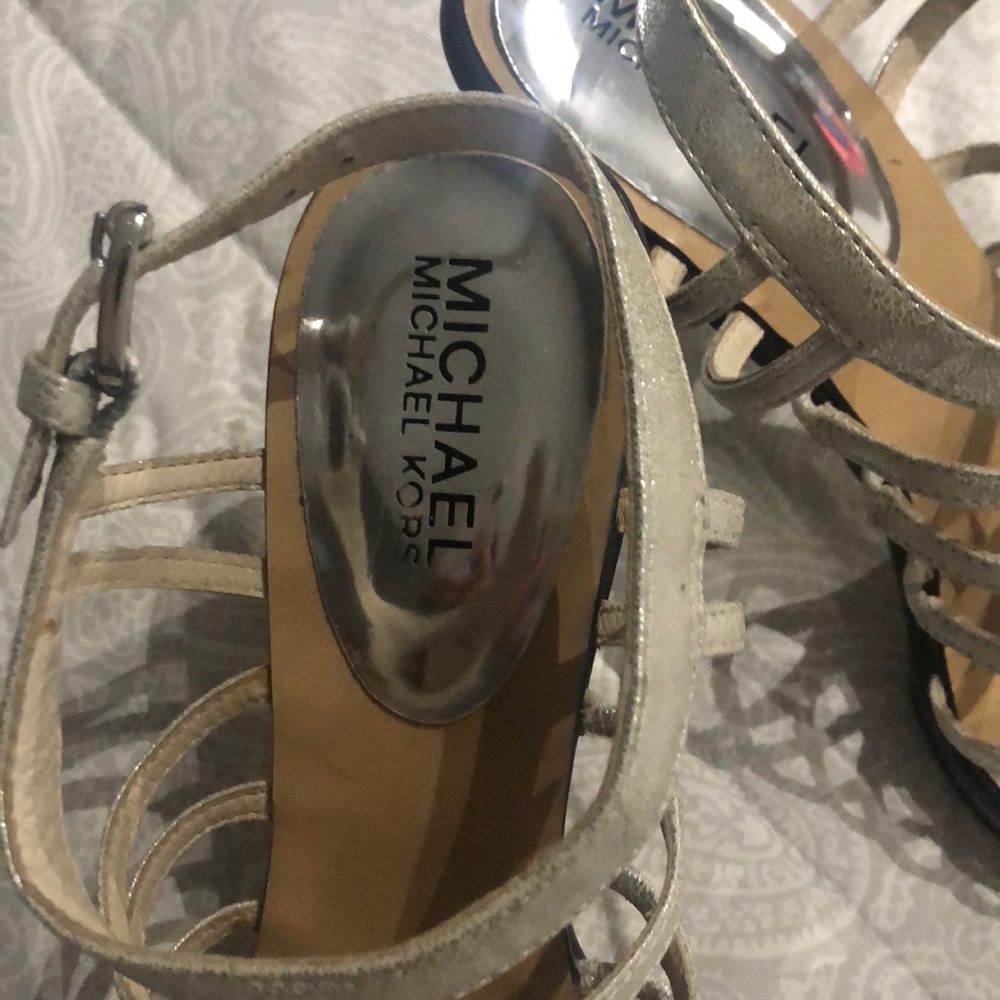 Michael Kors Strappy High Heel Sandals.